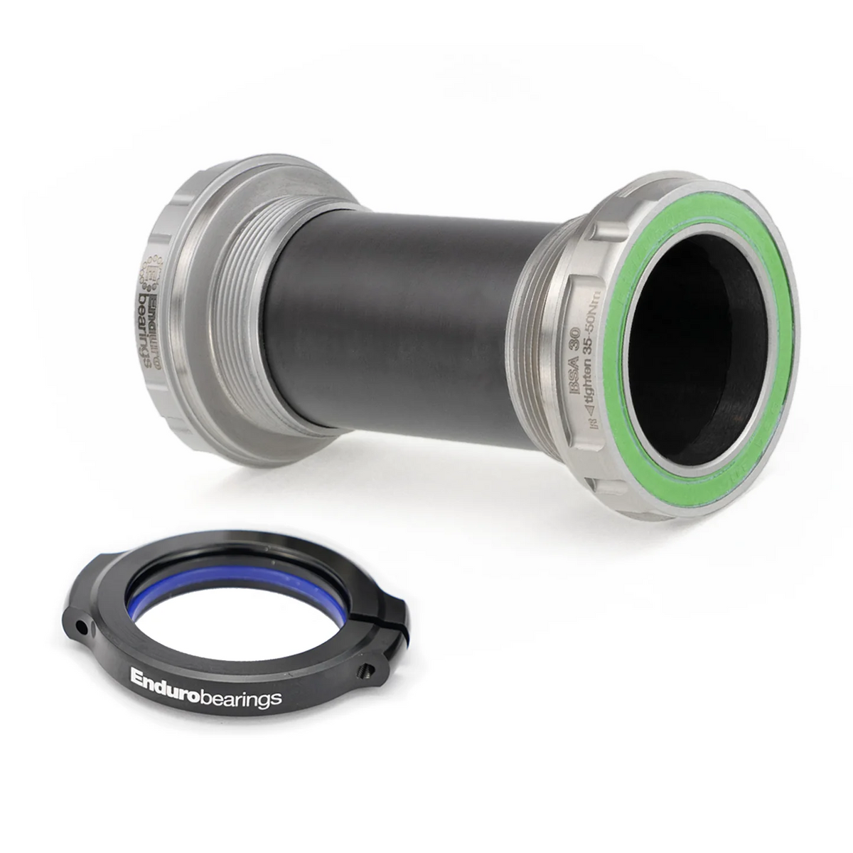 Boitier de pédalier ENDURO BEARINGS BSA 68/73mm Axe 30mm Acier Inoxydable 440C