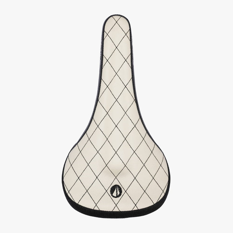 Selle SDG Bel-Air V3 Max Stitched Leather blanche, vue de dessus