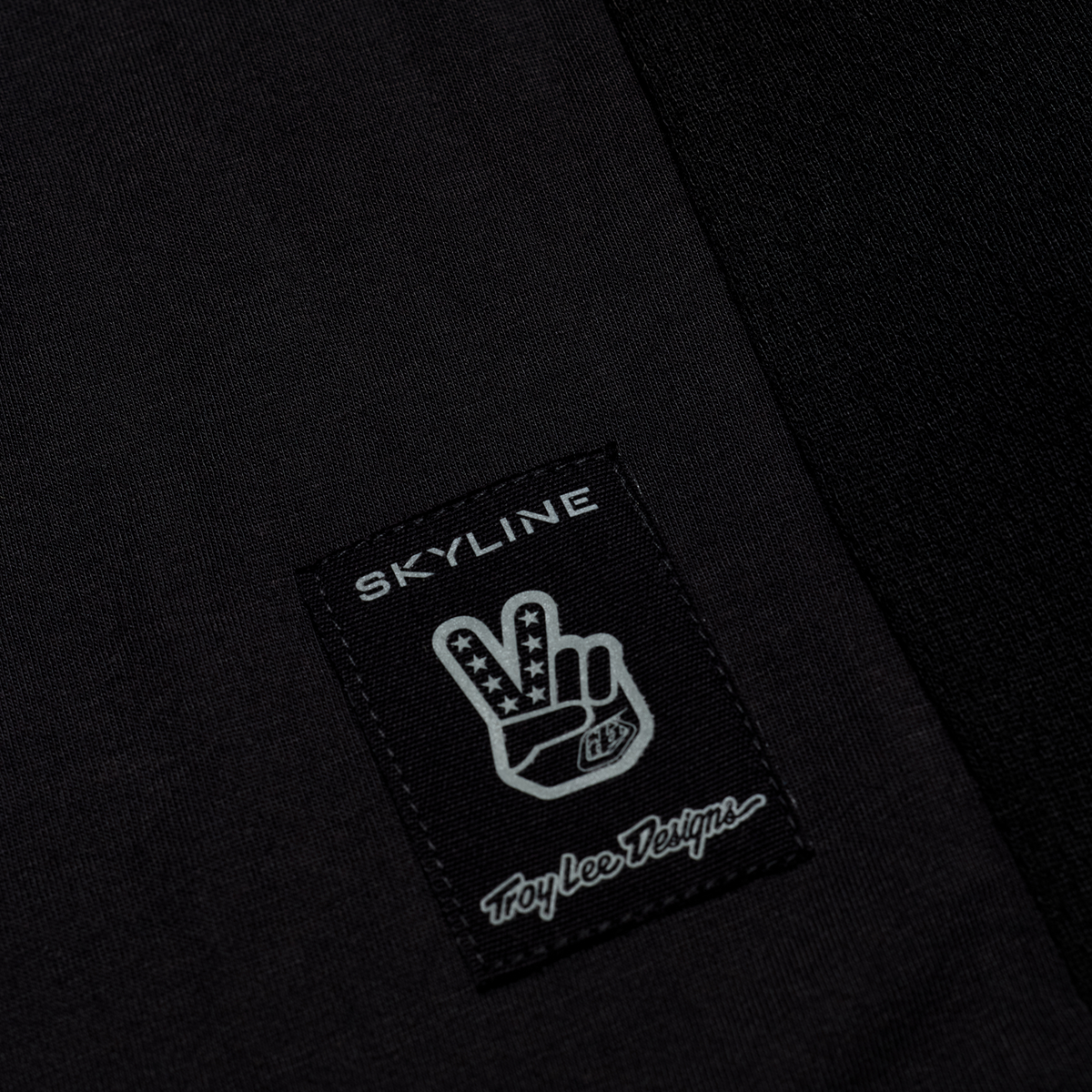 Maillot TROY LEE DESIGNS SKYLINE RIDE TEE SIGNATURE Manches Longues Noir