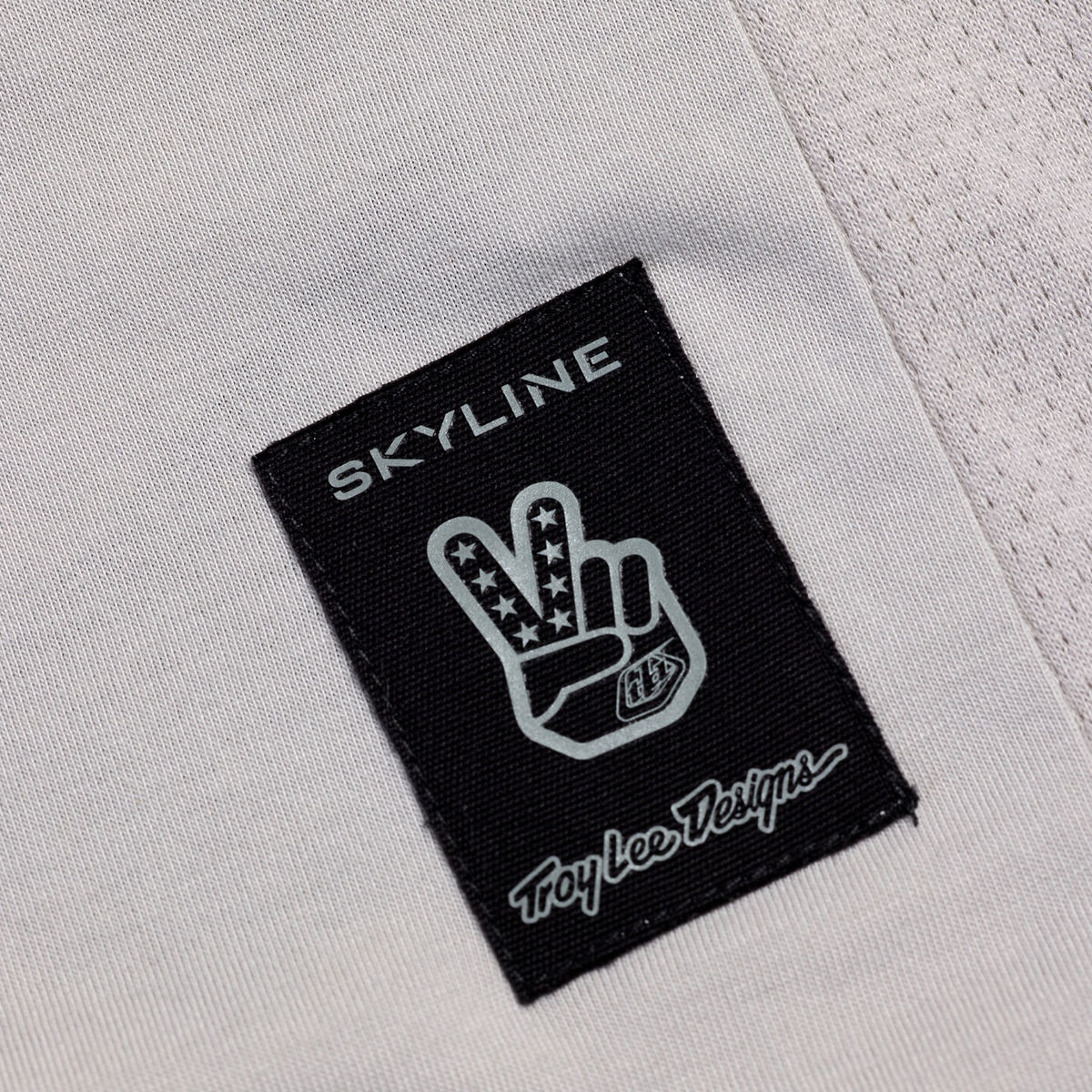 Maillot TROY LEE DESIGNS SKYLINE RIDE TEE SIGNATURE Manches Longues Gris