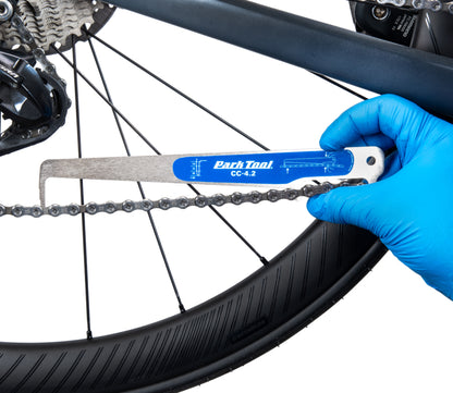 Park Tool CC-4.2 en mesure sur un vélo route