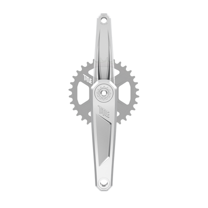 Manivelles Title CR1 chrome 165 mm, vue de face (plateau non inclus)
