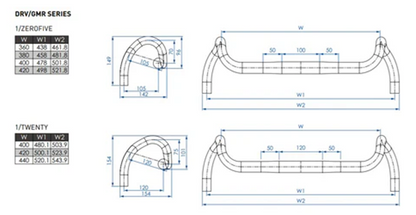 Cintre Gravel PROFILE DESIGN DRV/GMR Drop 105