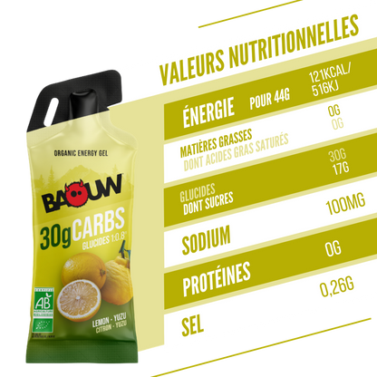 Gel Énergétique BAOUW Citron/Yuzu (44g)