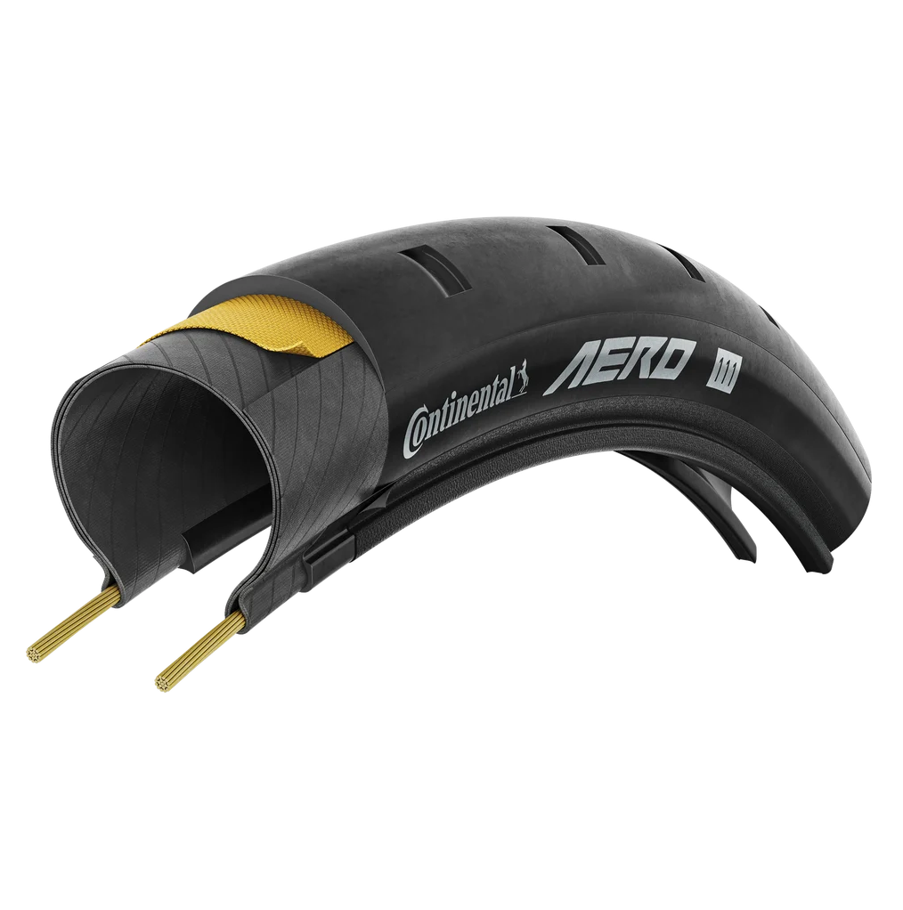 Pneu CONTINENTAL AERO 111 700c Tubeless Ready Noir
