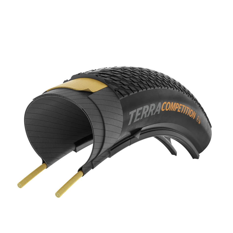 Pneu CONTINENTAL TERRA COMPETITION RACE RAPID 700x35c Tubeless Ready Noir