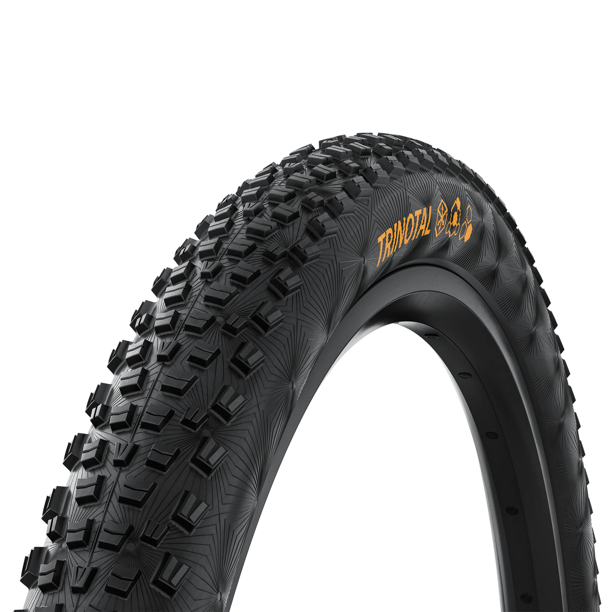 Pneu CONTINENTAL TRINOTAL Trail Rapid 29x2.40 Tubeless Ready Souple Noir