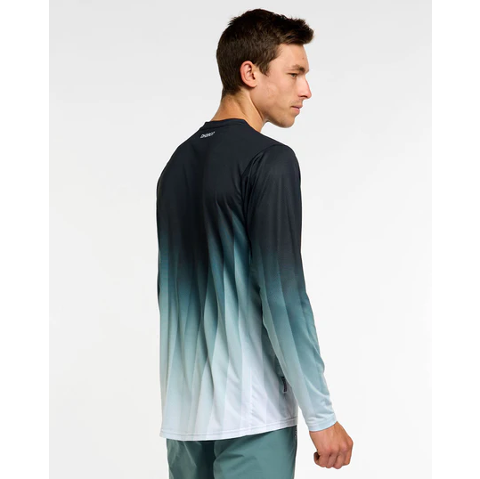 Maillot DHARCO RACE MIDNIGHT PRISM Manches Longues Vert
