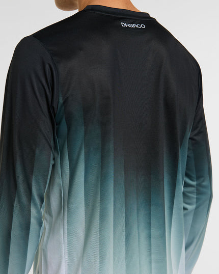 Maillot DHARCO RACE MIDNIGHT PRISM Manches Longues Vert