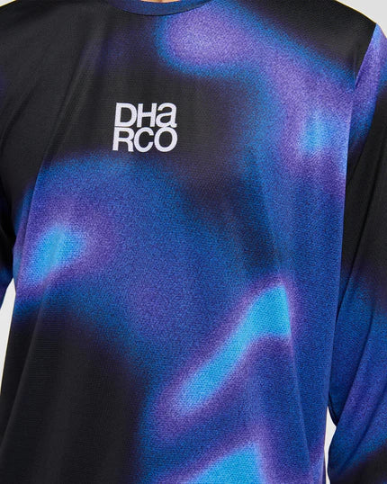Maillot DHARCO RACE VORTEX Manches Longues Noir/Violet