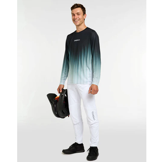 Maillot DHARCO RACE MIDNIGHT PRISM Manches Longues Vert