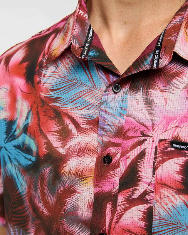 Chemise Technique DHARCO TECH PARTY NEBULA Rose