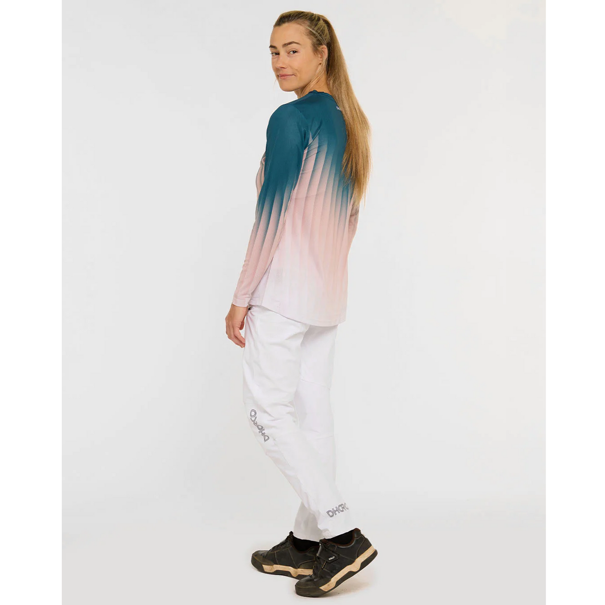 Maillot DHARCO RACE DUSTY PRISM Manches Longues Femme Noir/Rose