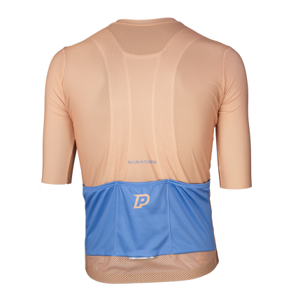 Maillot PROBIKESHOP By CHEF DE FILE Manches Courtes Beige