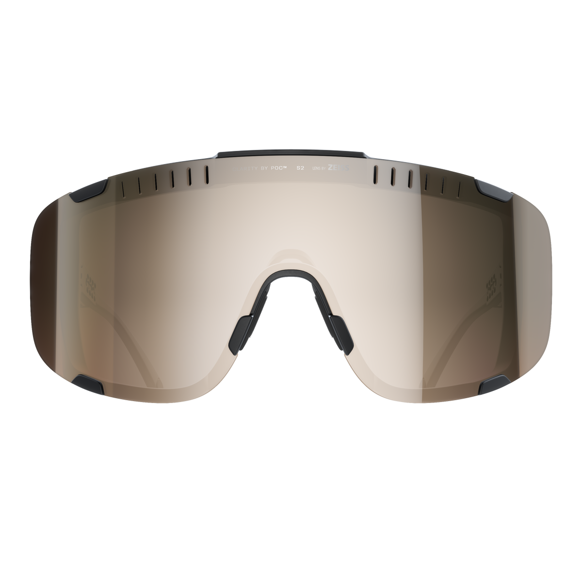 Lunettes POC DEVOUR + Noir Verre Clarity Trail Partly Sunny Silver