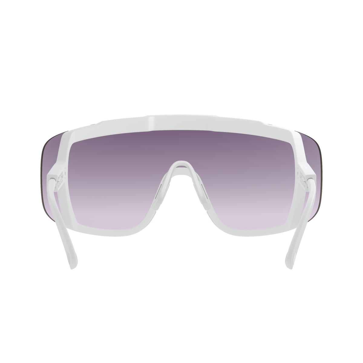 Lunettes POC DEVOUR + Blanc Verre Clarity Road Sunny Silver
