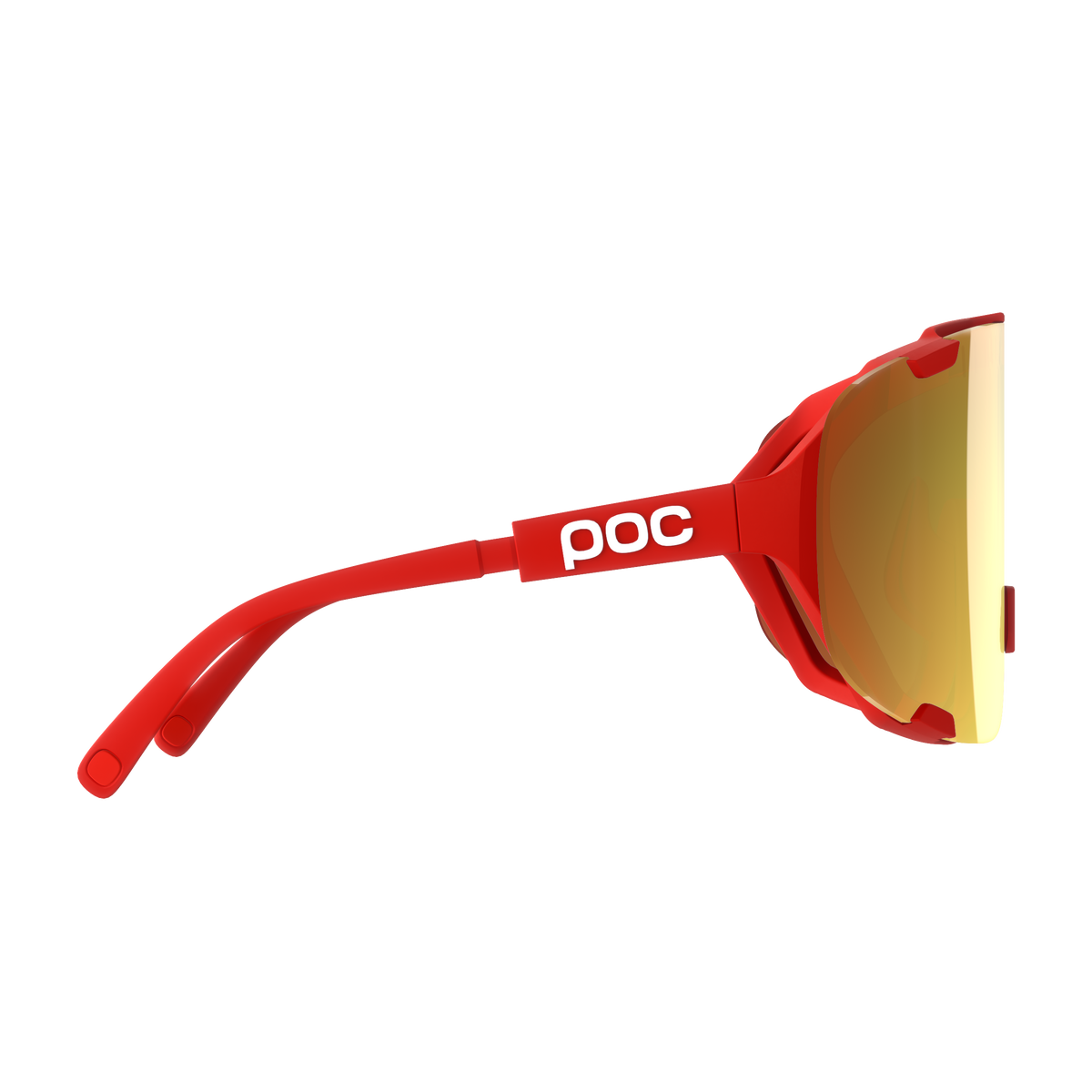 Lunettes POC DEVOUR + Rouge Verre Clarity Road Partly Sunny Gold