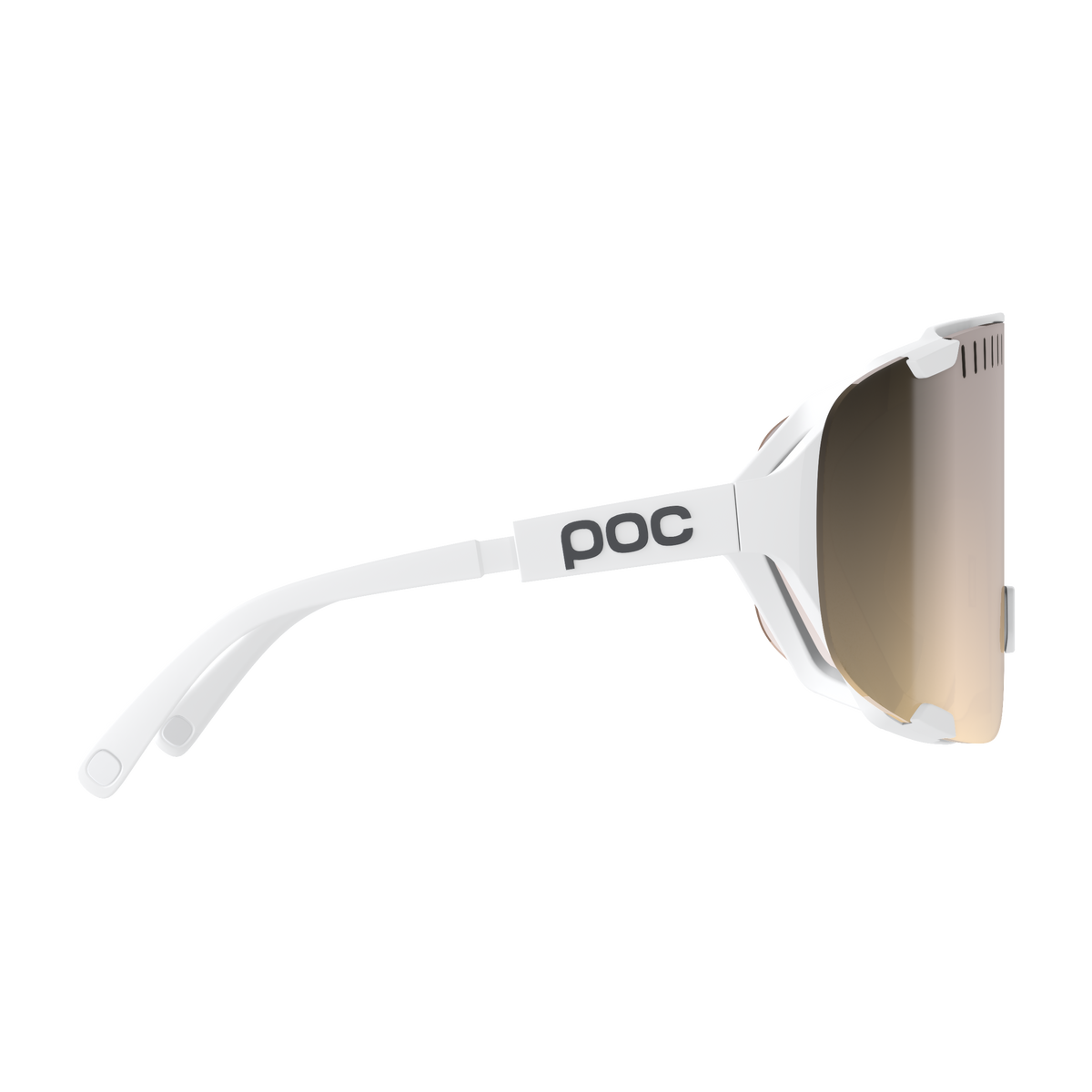 Lunettes POC DEVOUR WF + Blanc Verre Clarity Trail Partly Sunny Silver