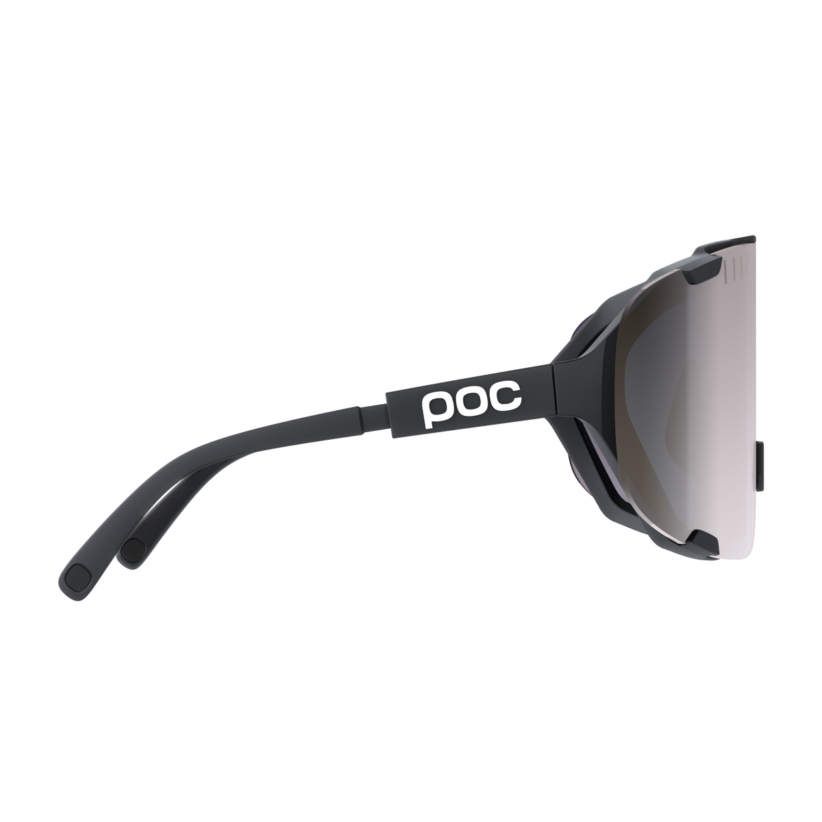 Lunettes POC DEVOUR WF + Noir Verre Clarity Road Sunny Silver