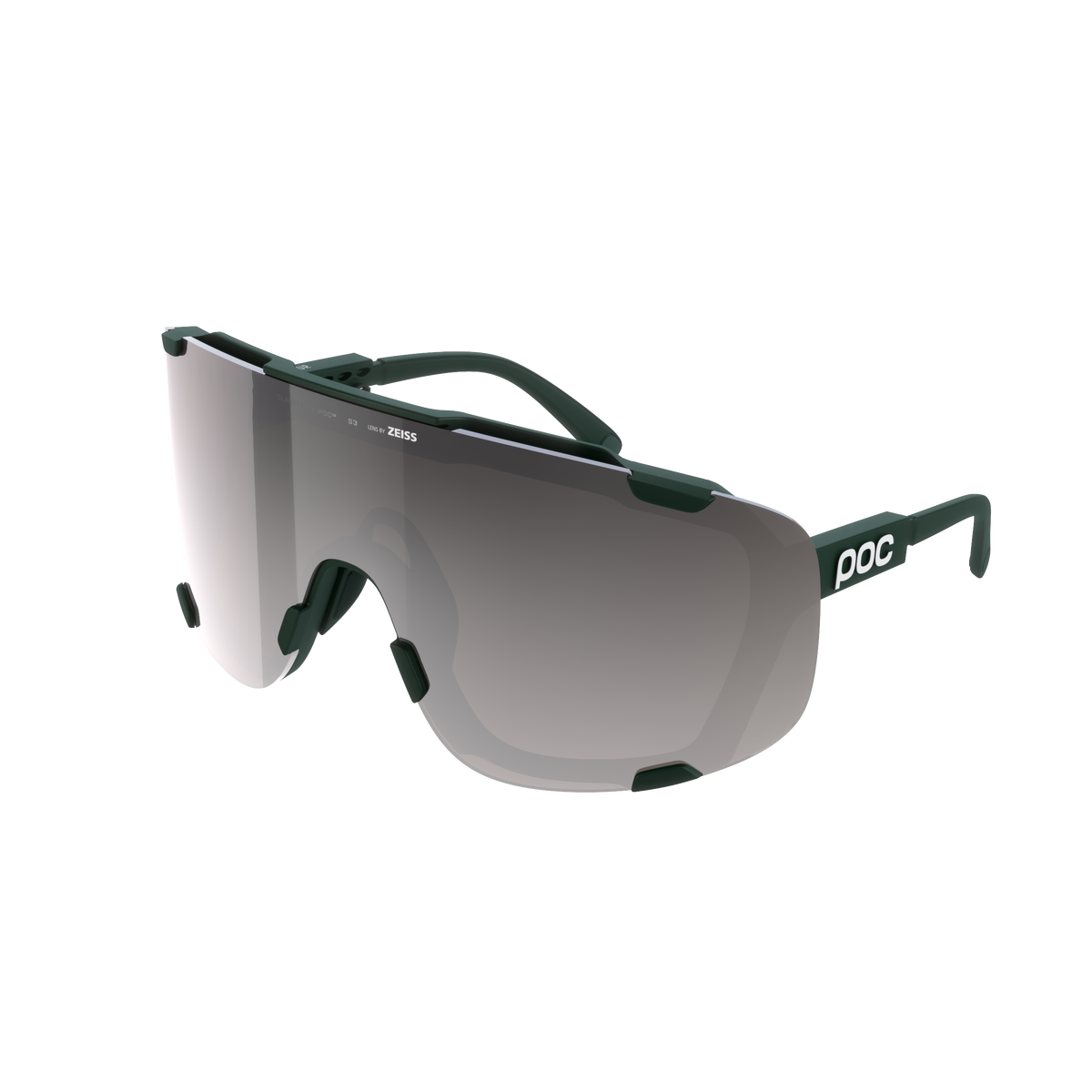 Lunettes POC DEVOUR WF + Kaki Verre Clarity Road Sunny Silver