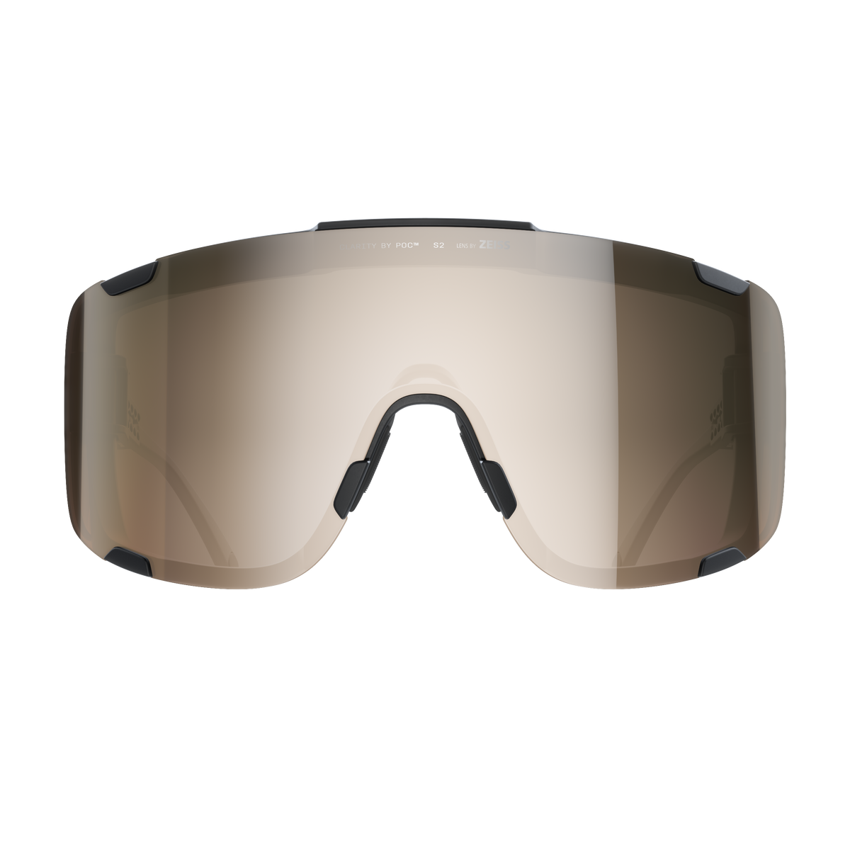 Lunettes POC DEVOUR ULTRA + Noir Verre Clarity Trail Partly Sunny Silver
