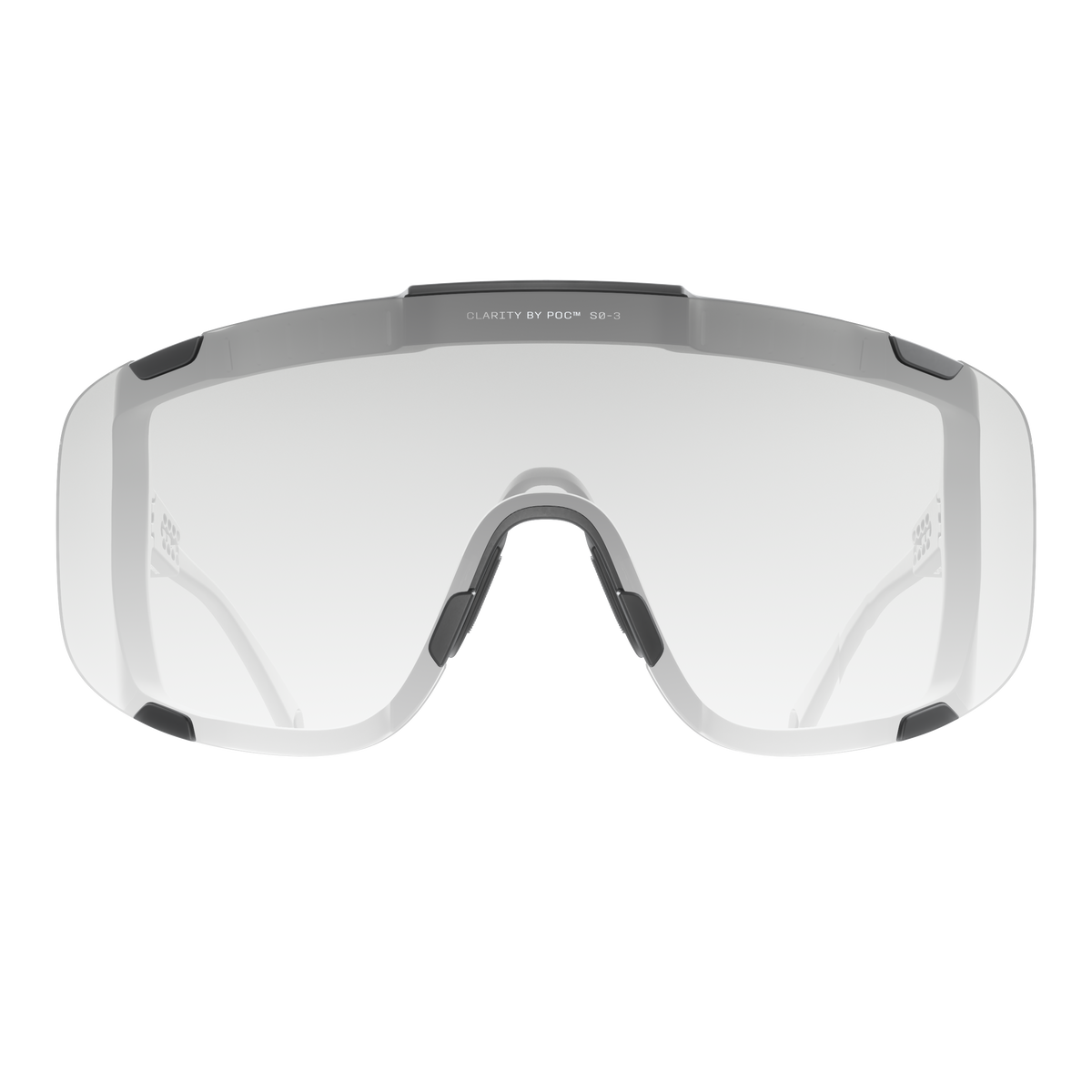Lunettes POC DEVOUR WF Noir Translucide Verre Clarity Photochromique Grey