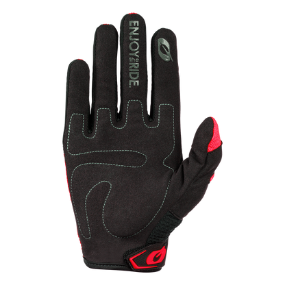 Gants O'NEAL ELEMENT RACEWEAR Junior Noir/Rouge