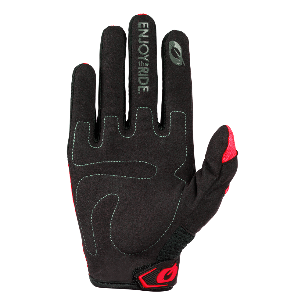 Gants O'NEAL ELEMENT RACEWEAR Noir/Rouge