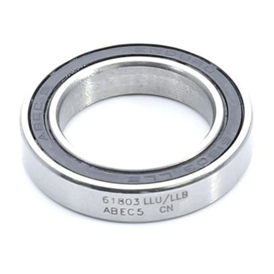 Roulement ENDURO BEARINGS 61803 LLU/LLB CN A5 - ABEC 5 - 17x26x5 mm