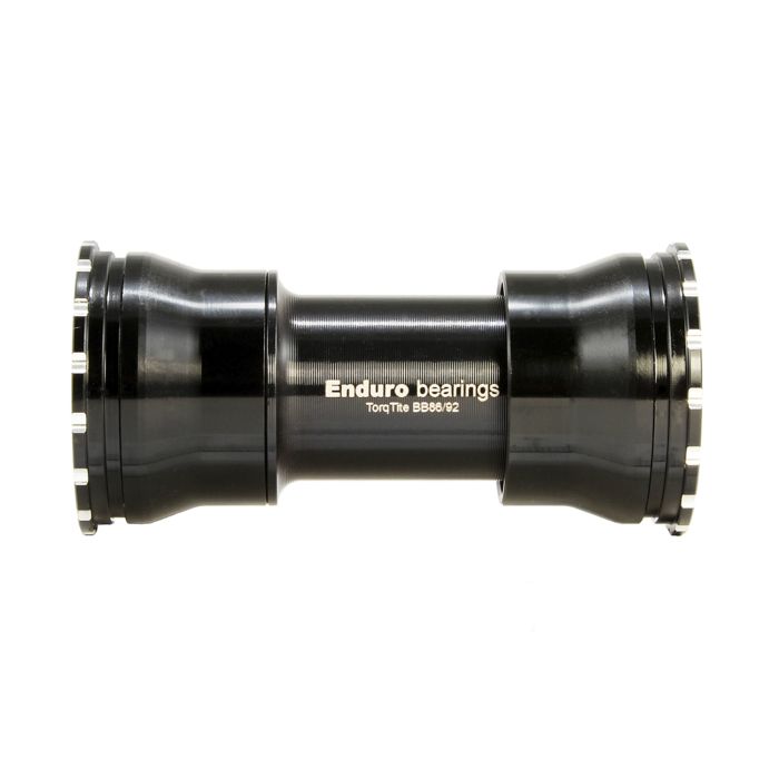Boitier de pédalier ENDURO BEARINGS TORQTITE BB86/92 Axe 24mm Acier Inoxydable Noir