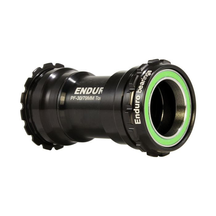 Boitier de pédalier ENDURO BEARINGS TORQTITE BBright Axe 30mm Acier Inoxydable Noir