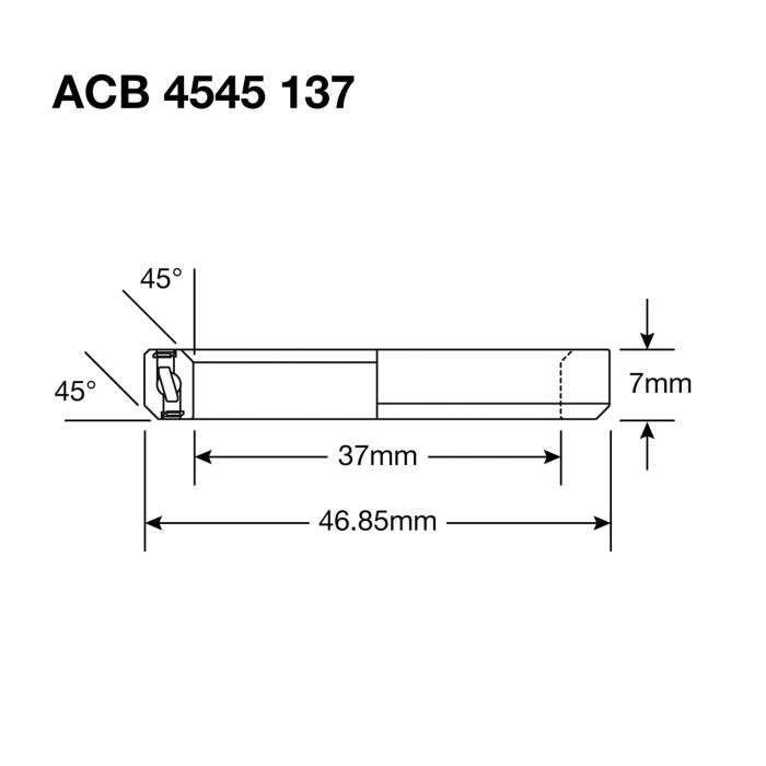 Roulement de Direction ENDURO BEARINGS 137 SS - 440c Stainless - 37x46,85x7 mm (45x45°) ACB