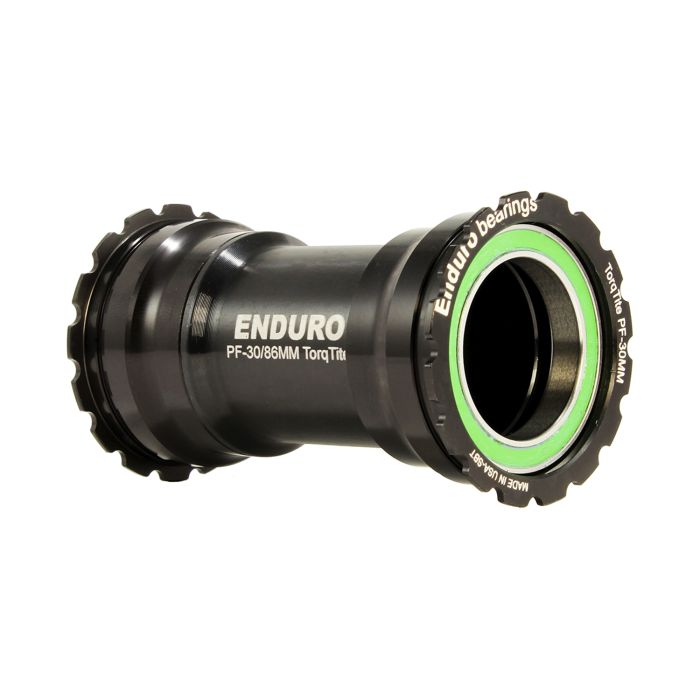 Boitier de Pédalier ENDURO BEARINGS TORQTITE BB386 Axe 30mm - XD-15 Pro Céramique Noir