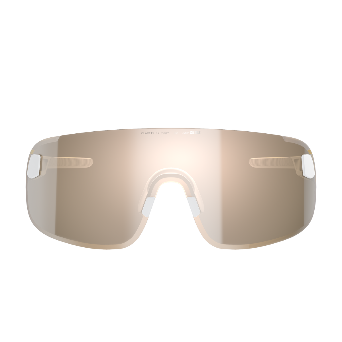 Lunettes POC ELICIT + Blanc Verre Clarity Trail Partly Sunny Silver
