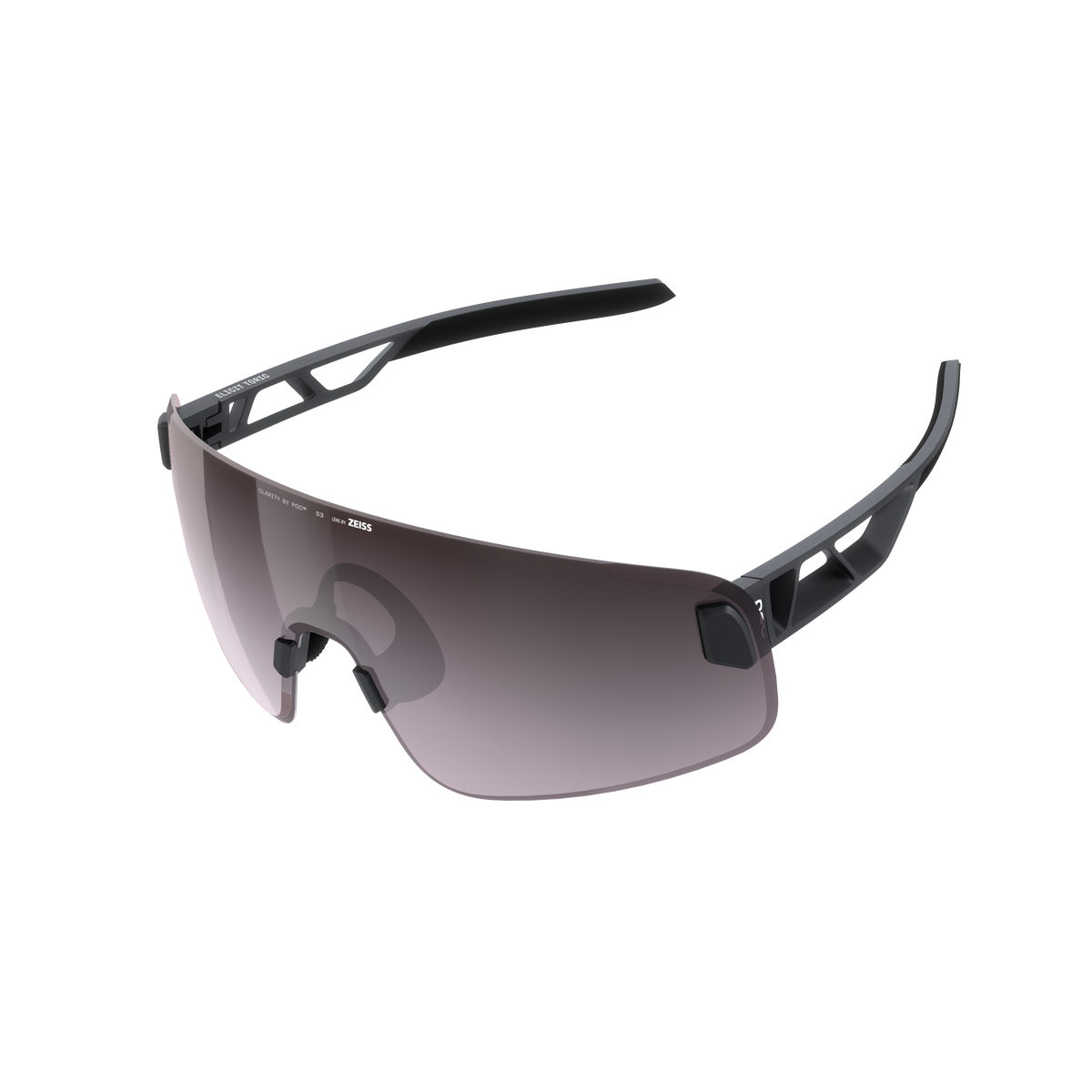 Lunettes POC ELICIT TORIC Noir Verre Clarity Road Sunny Silver