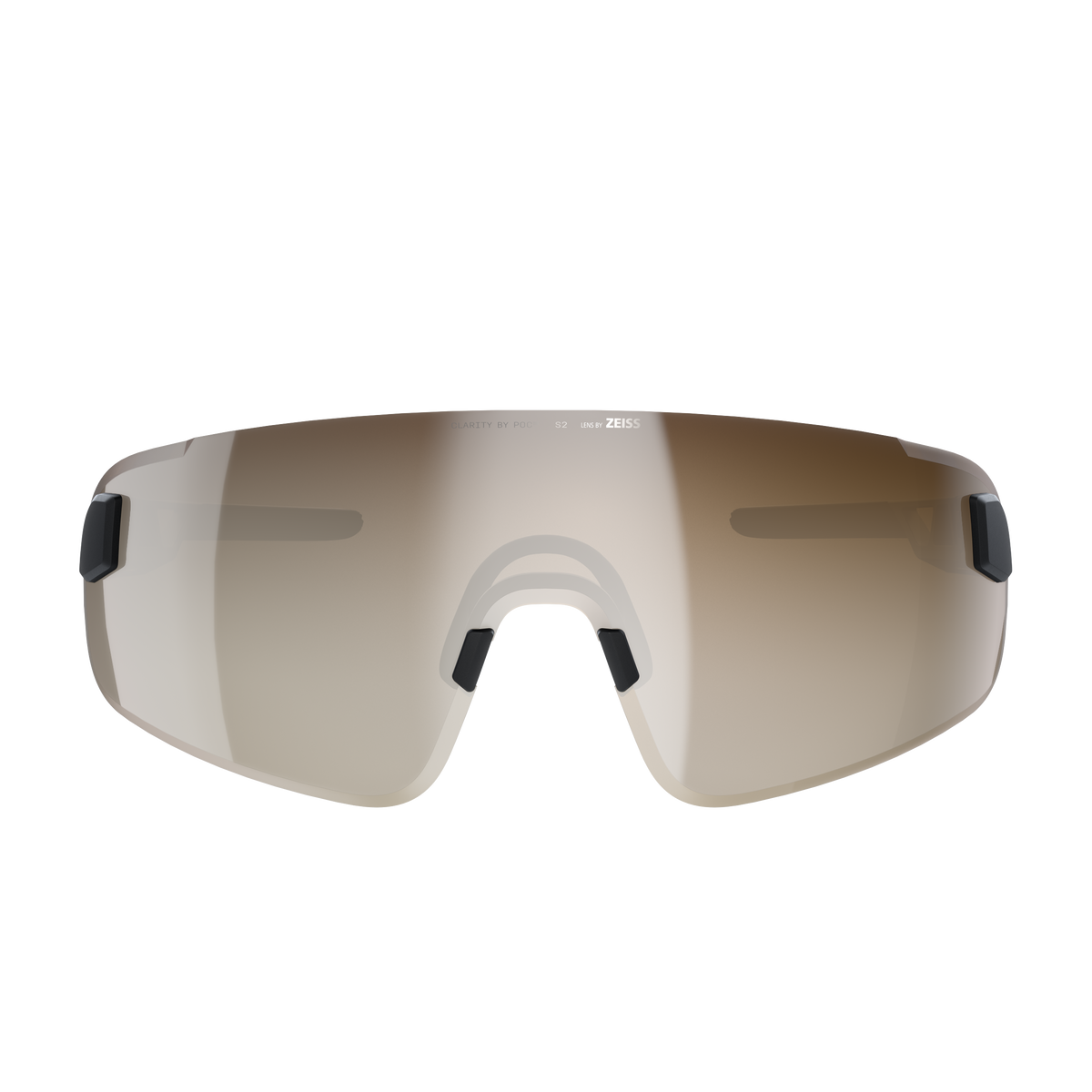 Lunettes POC ELICIT TORIC Noir Verre Clarity Trail Partly Sunny Silver