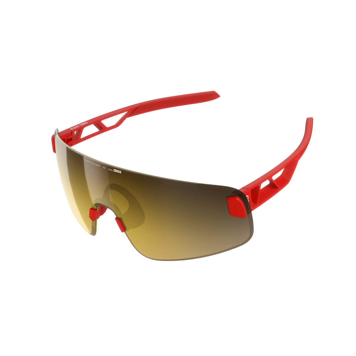 Lunettes POC ELICIT TORIC Rouge Verre Clarity Road Partly Sunny Gold