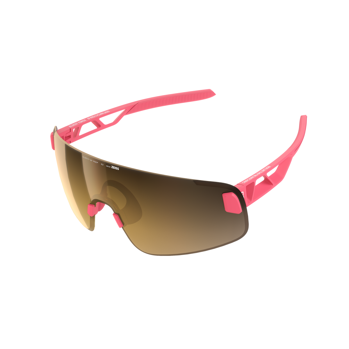 Lunettes POC ELICIT TORIC EF PRO TEAM Rose Verre Clarity Road Partly Sunny Gold  - Édition Limitée