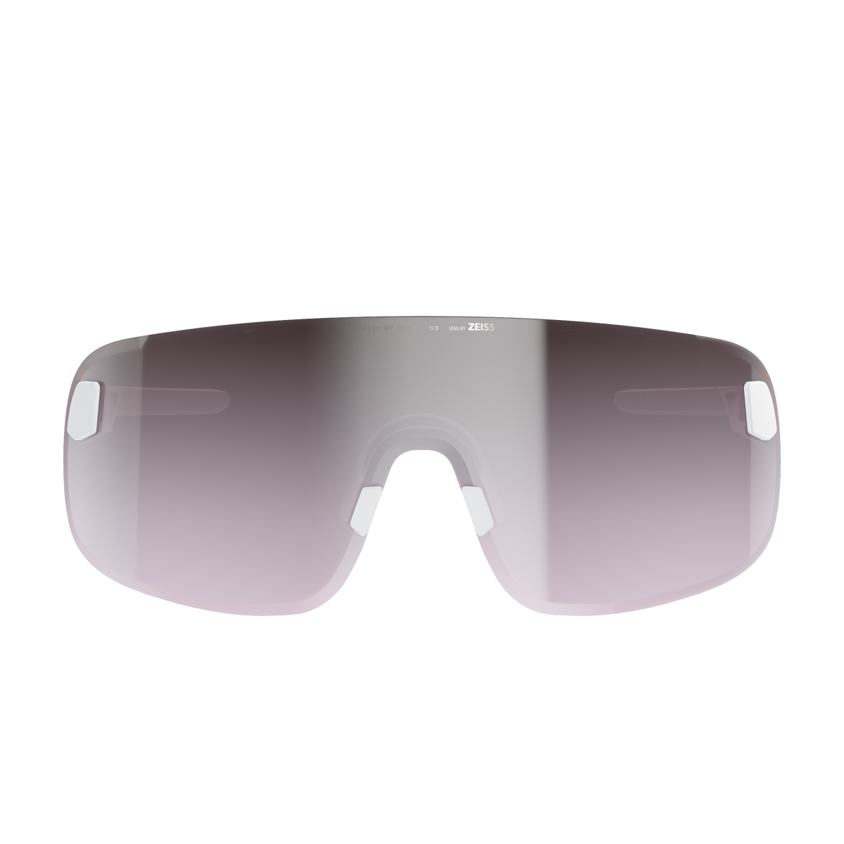 Lunettes POC ELICIT + Blanc Verre Clarity Road Sunny Silver