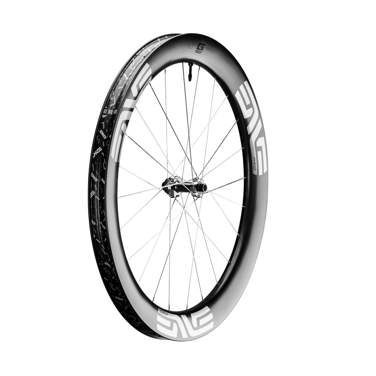 Roue Avant ENVE G SES 6.7 PRO Tubeless Ready (Center Lock) Noir/Argent