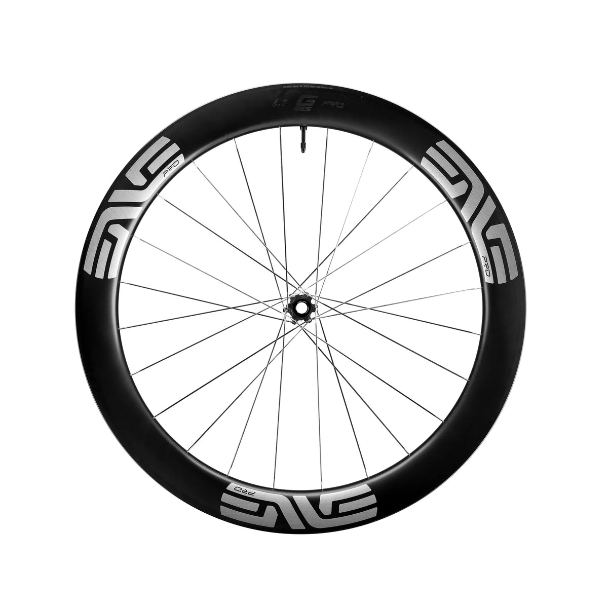 Roue Avant ENVE G SES 6.7 PRO Tubeless Ready (Center Lock) Noir/Argent