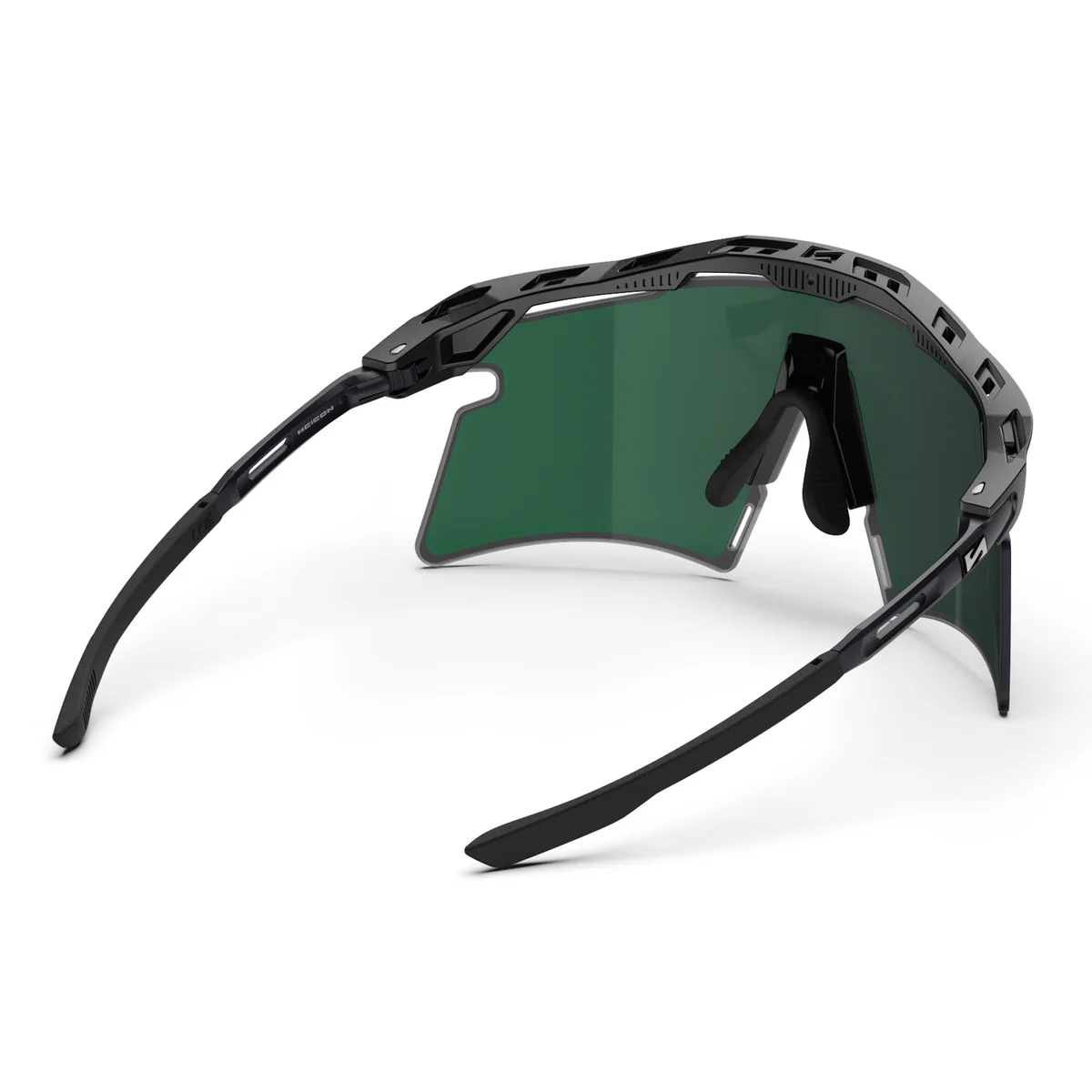 Lunettes SCICON AEROSHADE 2.0 TITANIUM Noir Matt Verre Multimirror Blue Green + Pink