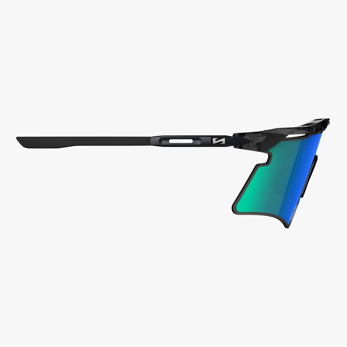 Lunettes SCICON AEROSHADE 2.0 TITANIUM Noir Crystal Gloss Verre Multimirror Blue Green + Pink