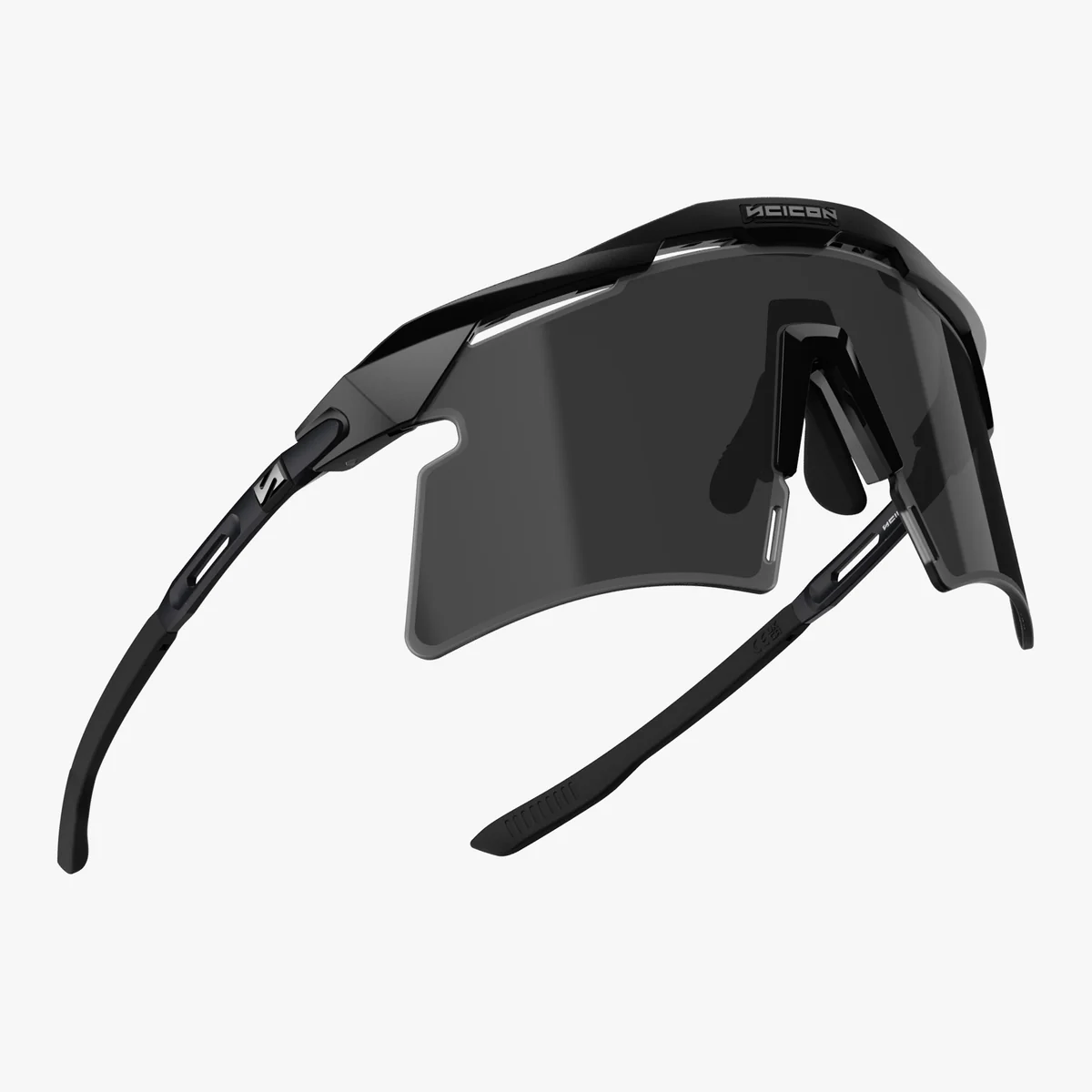Lunettes SCICON AEROSHADE 2.0 TITANIUM Noir Matt Verre Smoke Black + Pink