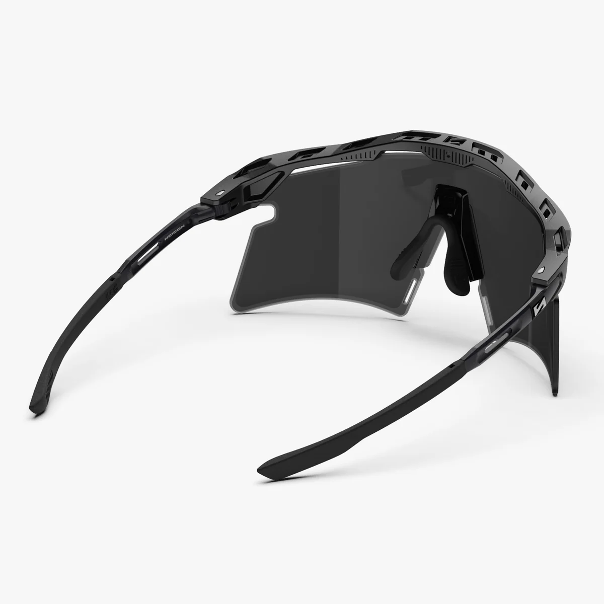 Lunettes SCICON AEROSHADE 2.0 TITANIUM Noir Matt Verre Smoke Black + Pink