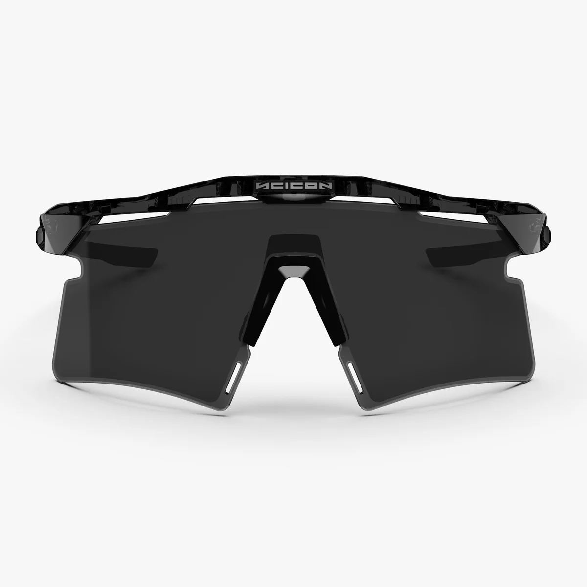 Lunettes SCICON AEROSHADE 2.0 TITANIUM Noir Crystal Gloss Verre Smoke Black + Pink