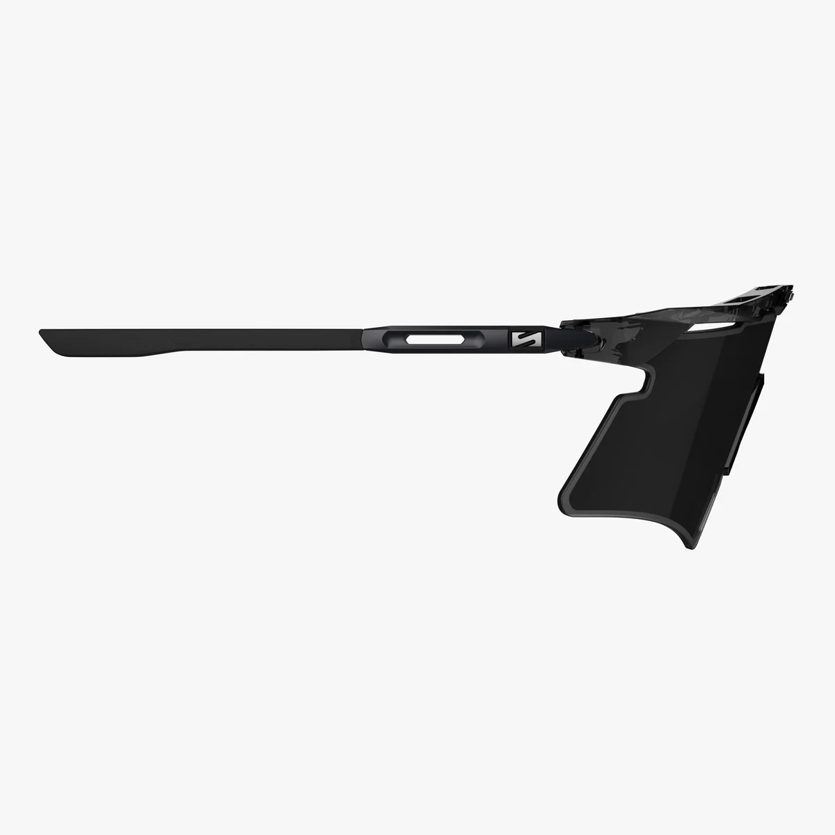 Lunettes SCICON AEROSHADE 2.0 TITANIUM Noir Crystal Gloss Verre Smoke Black + Pink