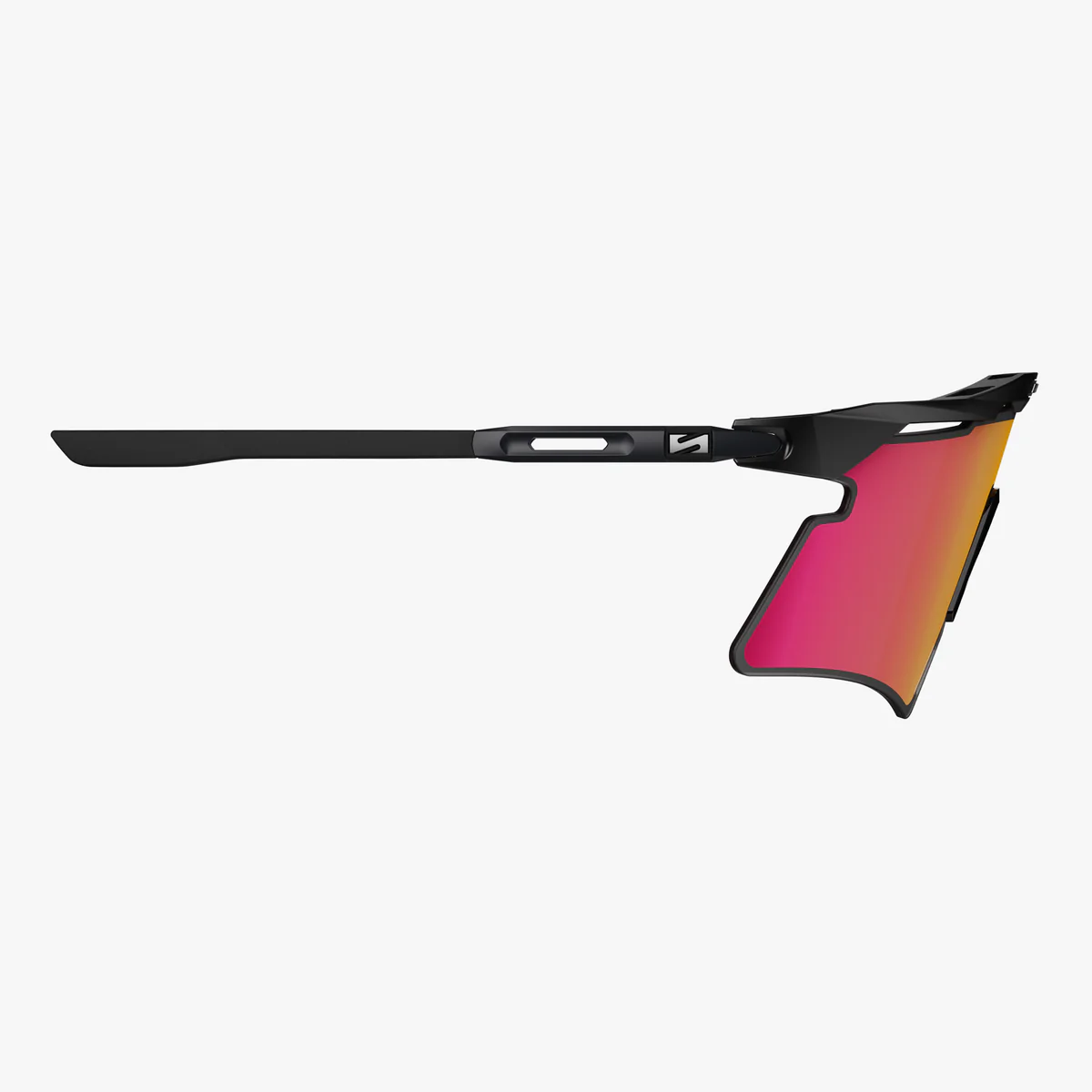 Lunettes SCICON AEROSHADE 2.0 TITANIUM Noir Matt Verre Multimirror Sunburts + Pink