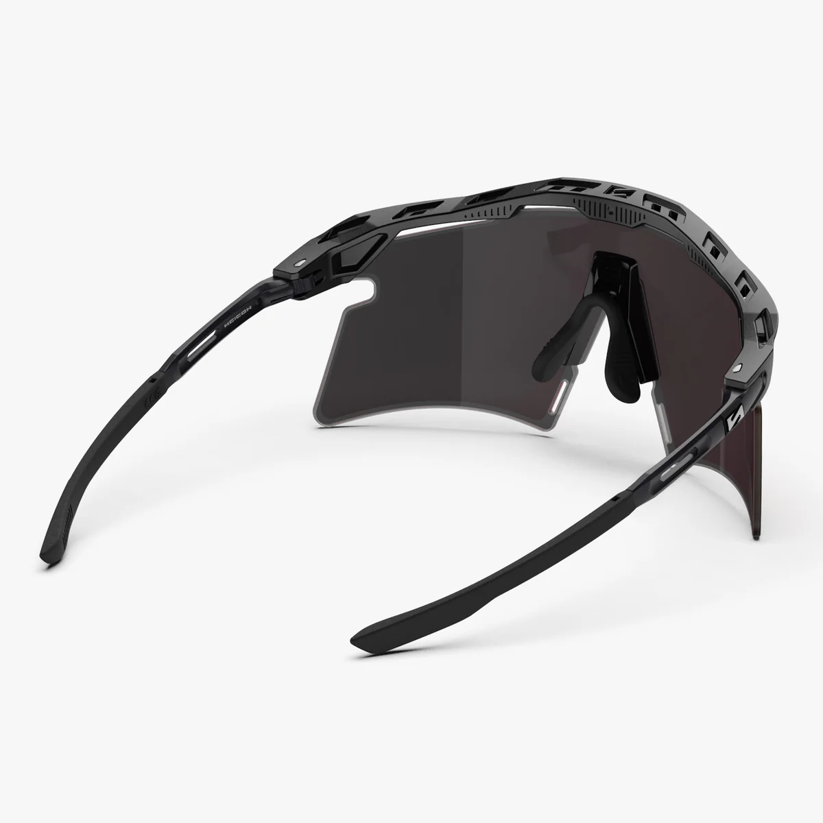 Lunettes SCICON AEROSHADE 2.0 TITANIUM Noir Matt Verre Multimirror Sunburts + Pink