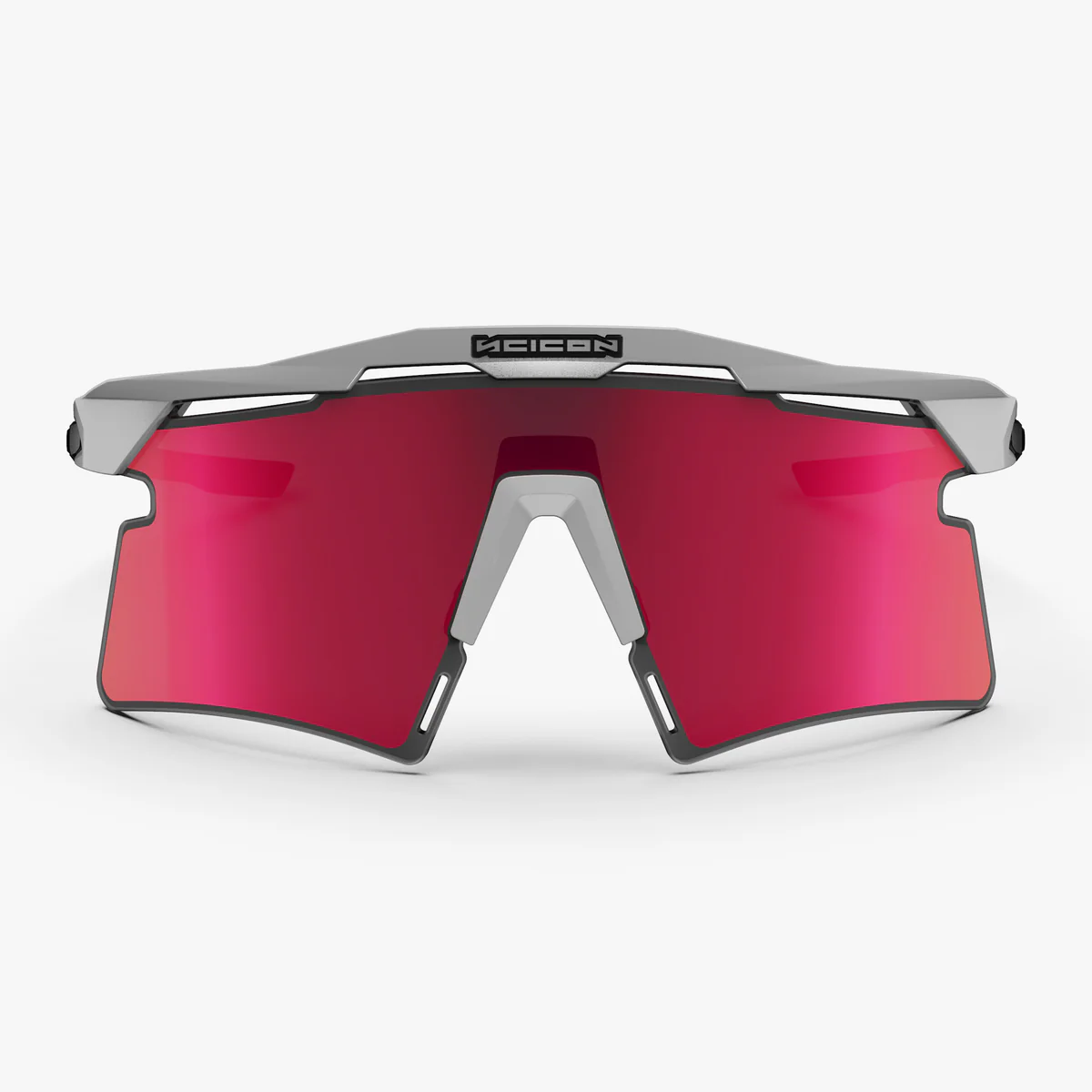 Lunettes SCICON AEROSHADE 2.0 TITANIUM Blanc Metal Verre Multimirror Sunburts + Pink
